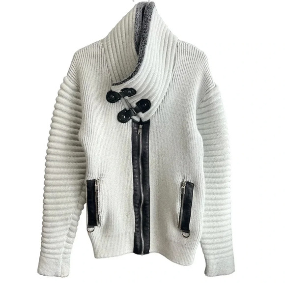 LCR Black Edition Men’s Sweater Climax Smokey Grey Size Medium - Picture 2 of 15